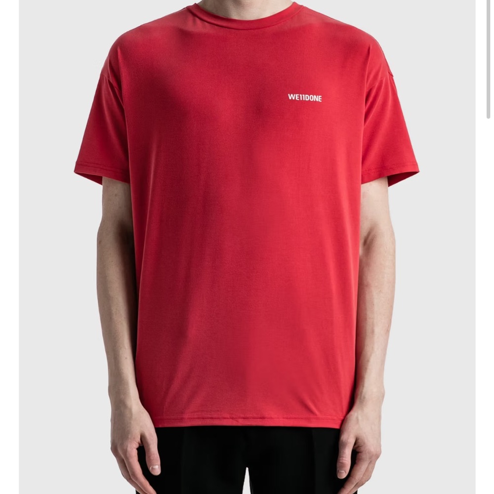 WE11DONE Oversized Jersey T-Shirt